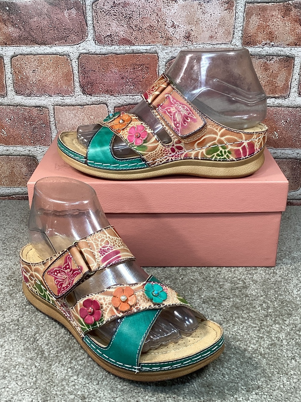 L’Artiste by Spring Step Sumcah women’s slide sandals size 37eu size 6.5 US